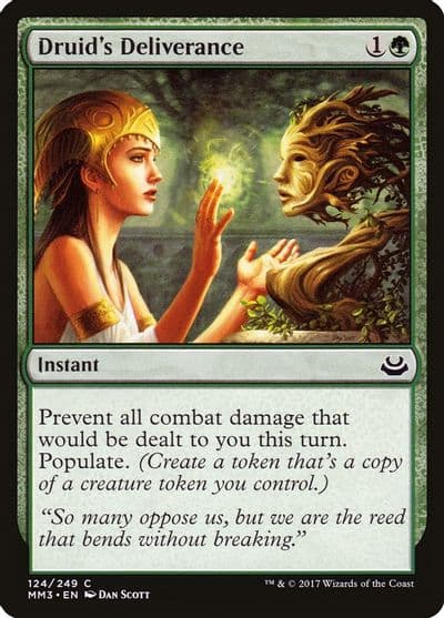 Druids Deliverance Modern Masters 2017 Magic card