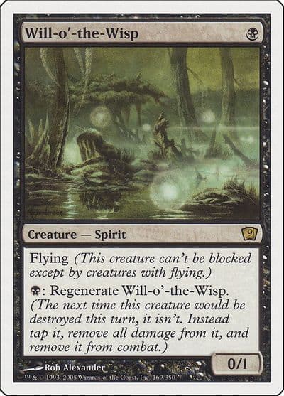 Will o the Wisp 9th Edition Magic card