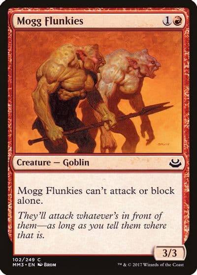 Mogg Flunkies Modern Masters 2017 Magic card