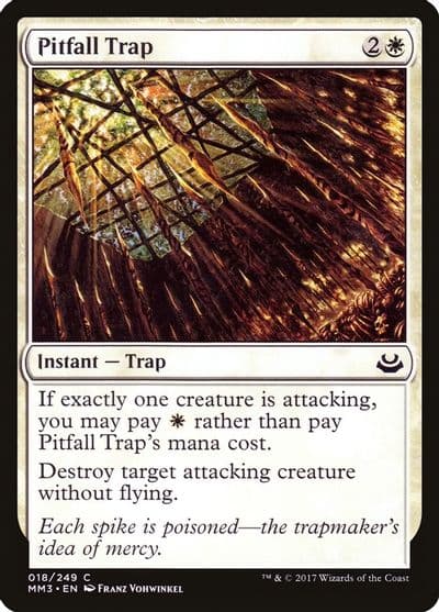 Pitfall Trap Modern Masters 2017 Magic card