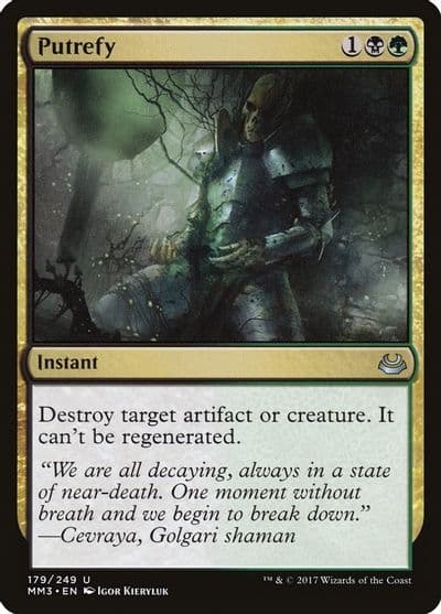 Putrefy Modern Masters 2017 Magic card