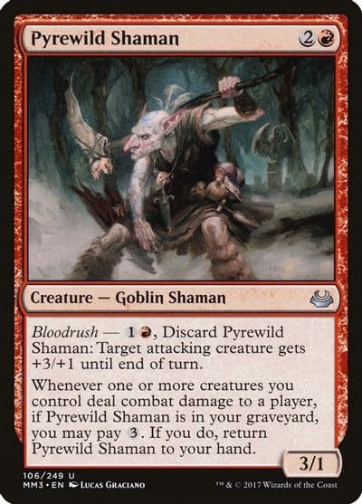 Pyrewild Shaman Modern Masters 2017 Magic card