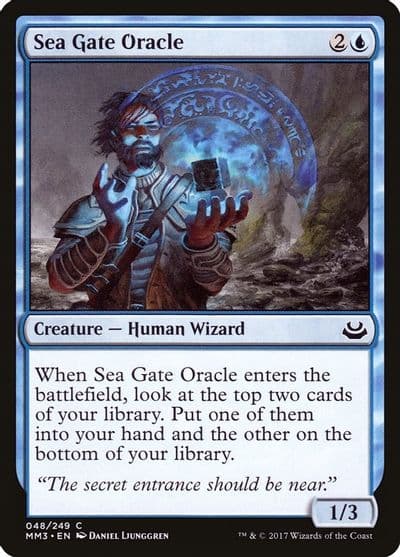 Sea Gate Oracle Modern Masters 2017 Magic card