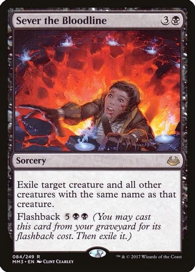 Sever the Bloodline Modern Masters 2017 Magic card
