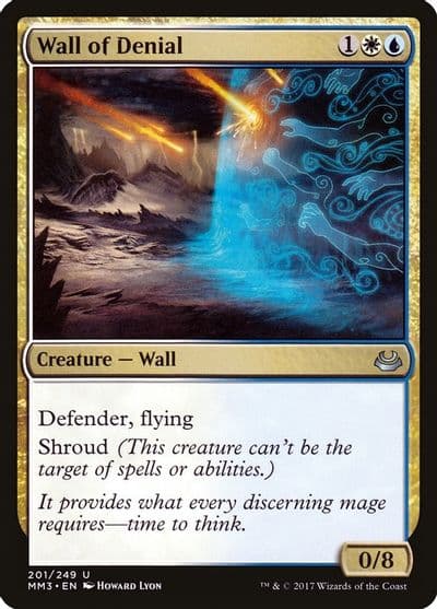 Wall of Denial Modern Masters 2017 Magic card