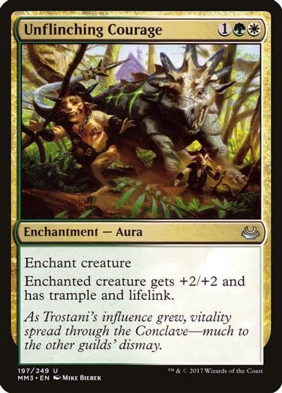 Unflinching Courage Modern Masters 2017 Magic card