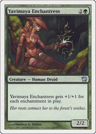 Yavimaya Enchantress 9th Edition Magic card