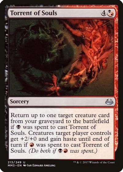 Torrent of Souls Modern Masters 2017 Magic card