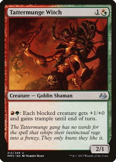 Tattermunge Witch Modern Masters 2017 Magic card