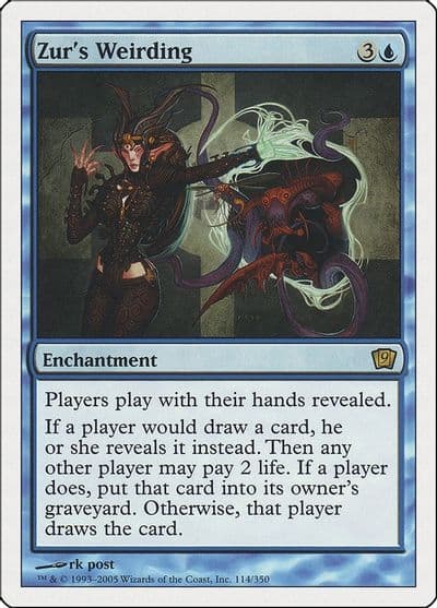 Zurs Weirding 9th Edition Magic card