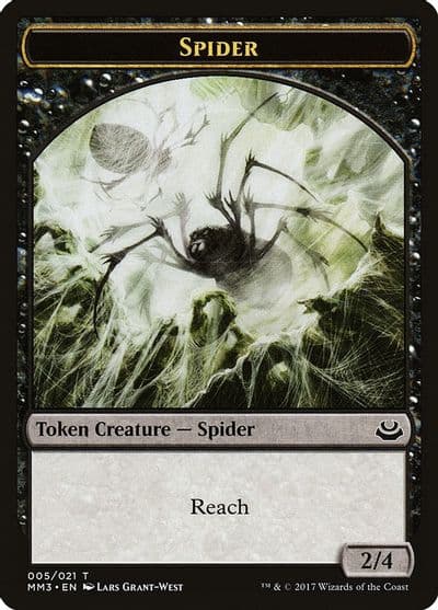 Spider Token Modern Masters 2017 Magic card