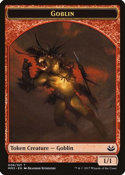 Goblin Token Modern Masters 2017 Magic card