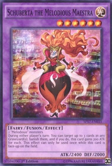 Schuberta the Melodious Maestra Starfoil Star Pack - Battle Royal Yu-Gi-Oh! card