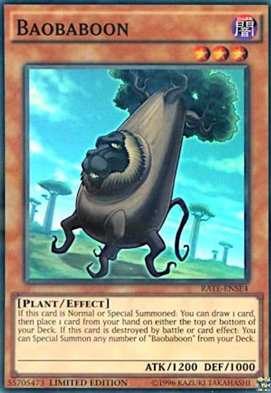 Baobaboon Raging Tempest Yu-Gi-Oh! card