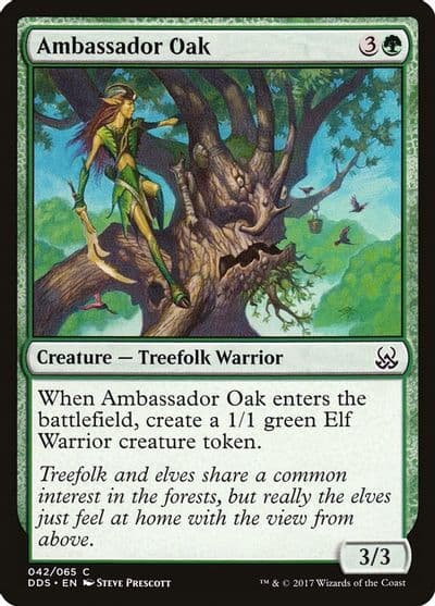 Ambassador Oak Duel Decks: Mind vs. Might Magic card