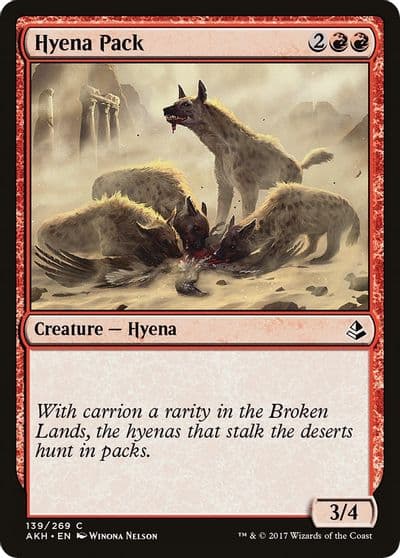 Hyena Pack Amonkhet Magic card