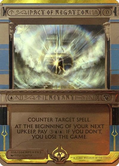 Pact of Negation Masterpiece Series: Amonkhet Invocations Magic card