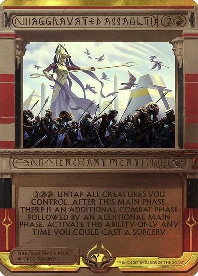 Aggravated Assault Masterpiece Series: Amonkhet Invocations Magic card