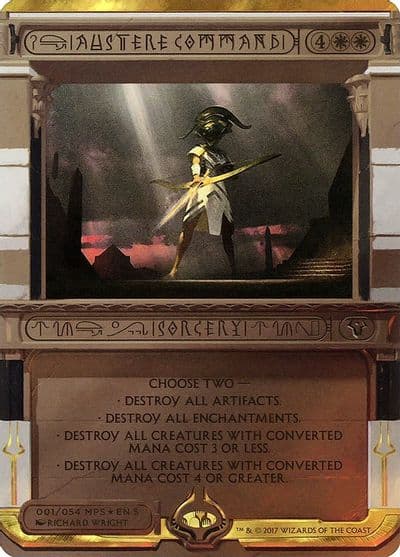 Austere Command Masterpiece Series: Amonkhet Invocations Magic card