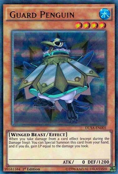 Guard Penguin Duelist Saga Yu-Gi-Oh! card