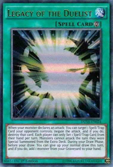 Legacy of the Duelist Duelist Saga Yu-Gi-Oh! card