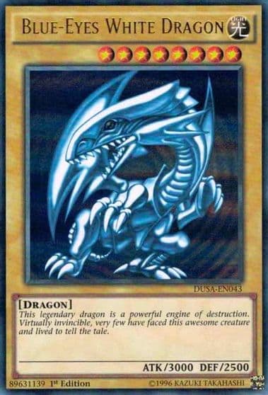 Blue Eyes White Dragon Duelist Saga Yu-Gi-Oh! card