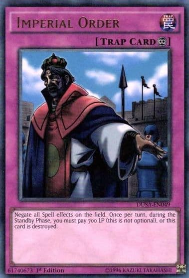 Imperial Order Duelist Saga Yu-Gi-Oh! card