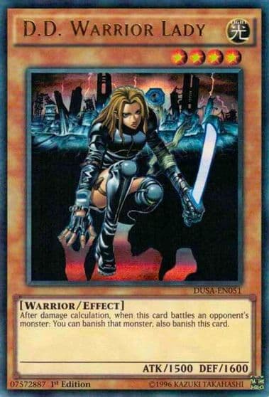 DD Warrior Lady Duelist Saga Yu-Gi-Oh! card