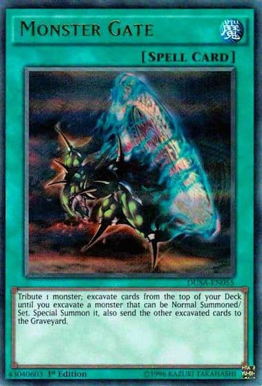 Monster Gate Duelist Saga Yu-Gi-Oh! card