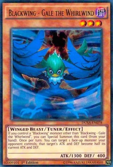 Blackwing Gale the Whirlwind Duelist Saga Yu-Gi-Oh! card