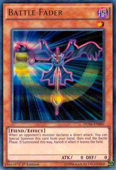 Battle Fader Duelist Saga Yu-Gi-Oh! card