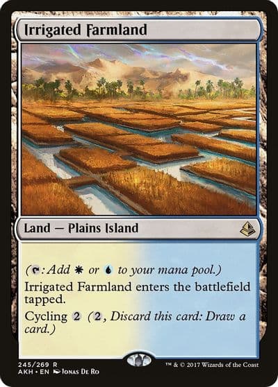 Irrigated Farmland Amonkhet Magic card