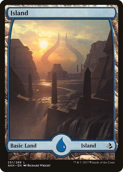 Island 251 Full Art Amonkhet Magic card