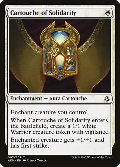 Cartouche of Solidarity Amonkhet Magic card