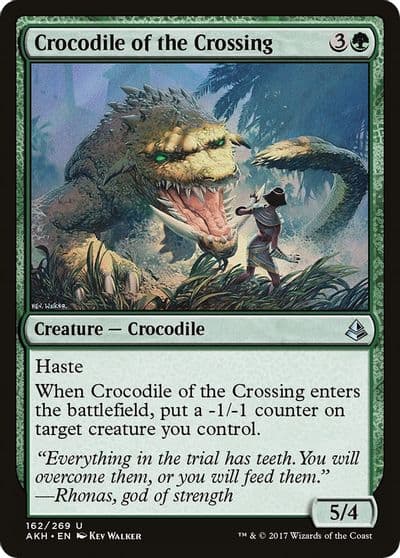 Crocodile of the Crossing Amonkhet Magic card
