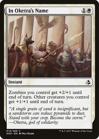 In Oketras Name Amonkhet Magic card