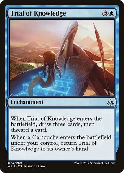 Trial of Knowledge Amonkhet Magic card