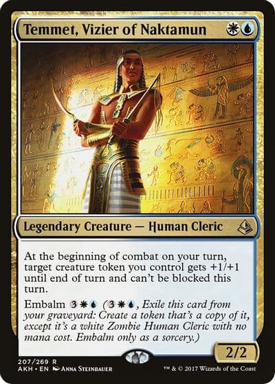 Temmet Vizier of Naktamun Amonkhet Magic card