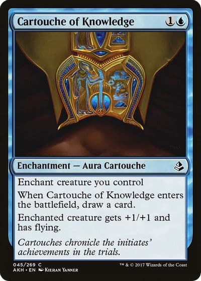 Cartouche of Knowledge Amonkhet Magic card
