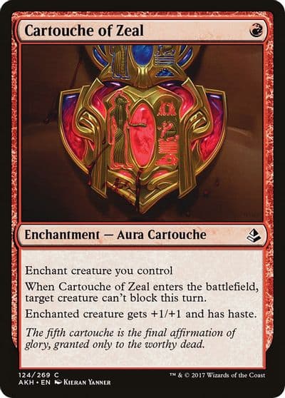 Cartouche of Zeal Amonkhet Magic card