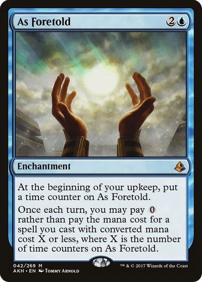 As Foretold Amonkhet Magic card
