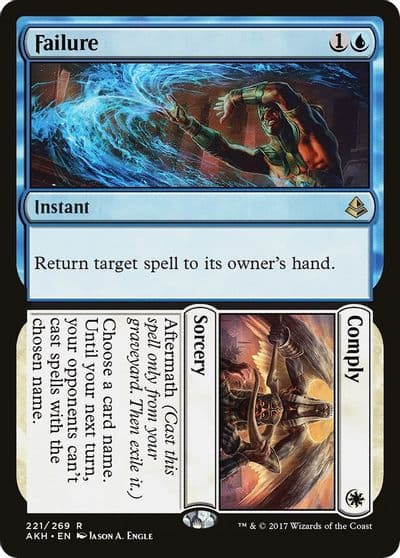 Failure Comply Amonkhet Magic card