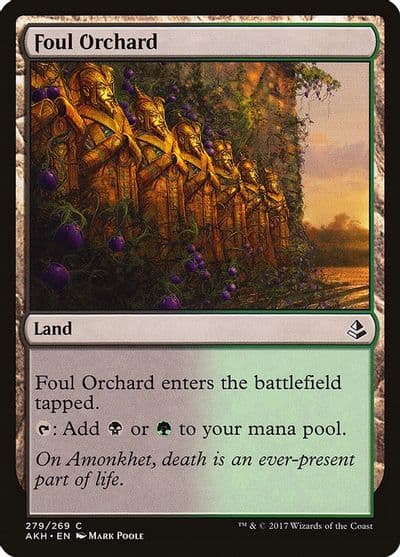 Foul Orchard Amonkhet Magic card