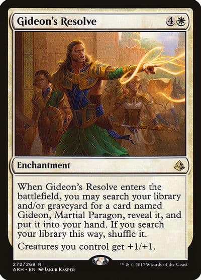 Gideons Resolve Amonkhet Magic card
