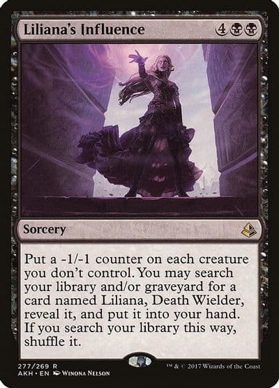 Lilianas Influence Amonkhet Magic card