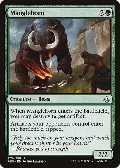 Manglehorn Amonkhet Magic card