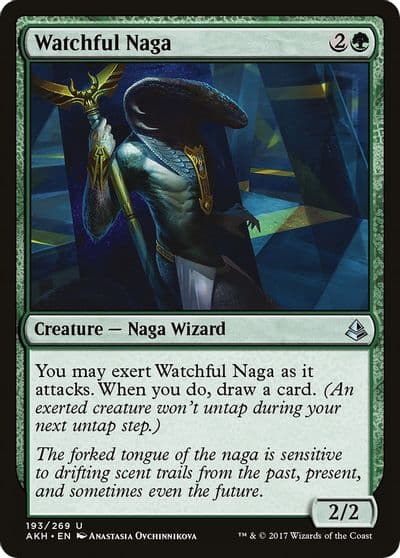 Watchful Naga Amonkhet Magic card