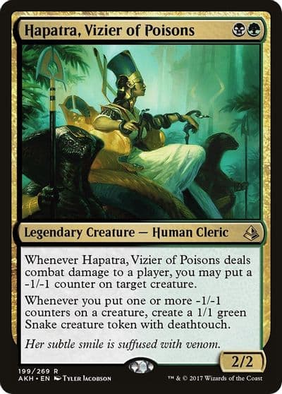 Hapatra Vizier of Poisons Amonkhet Magic card