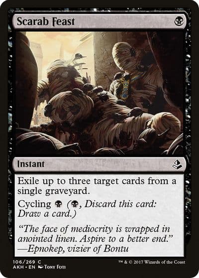 Scarab Feast Amonkhet Magic card
