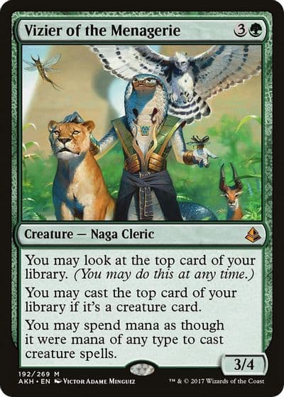Vizier of the Menagerie Amonkhet Magic card